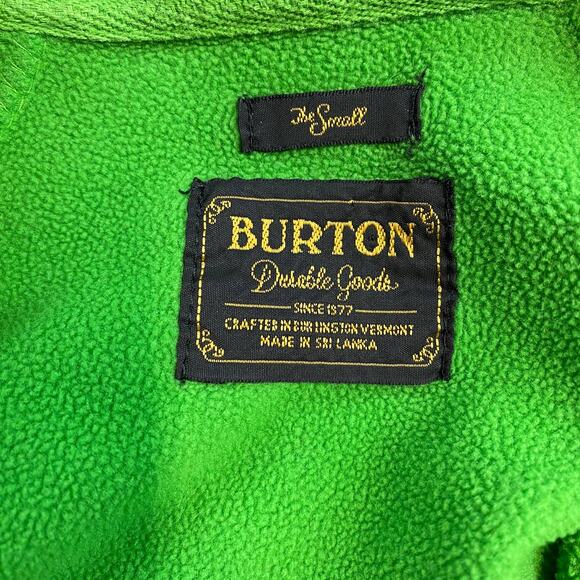Burton Colorblock Striped MB Peak Full Zip Hoodie Y2K 2000s Size S - Picture 3 of 5